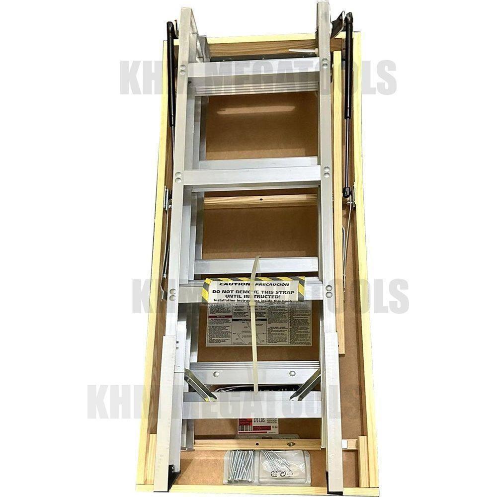 Louisville AA2210 Aluminum Attic Ladder  Louisville AA2210 Aluminum Attic Ladder